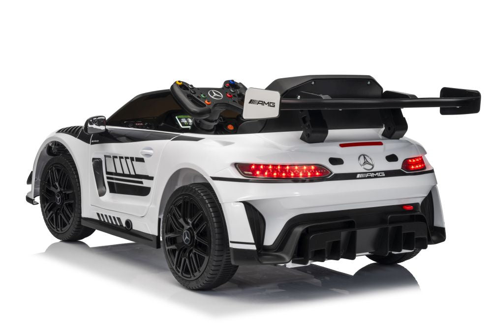 Battery-powered car Mercedes AMG GT3 White – view 6
