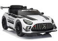 Battery-powered car Mercedes AMG GT3 White – Electric Ride-On