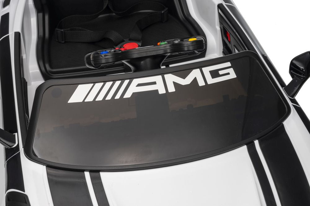 Battery-powered car Mercedes AMG GT3 White – view 9