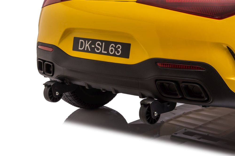 Mercedes AMG SL63 Battery Car, Yellow Painted – view 6