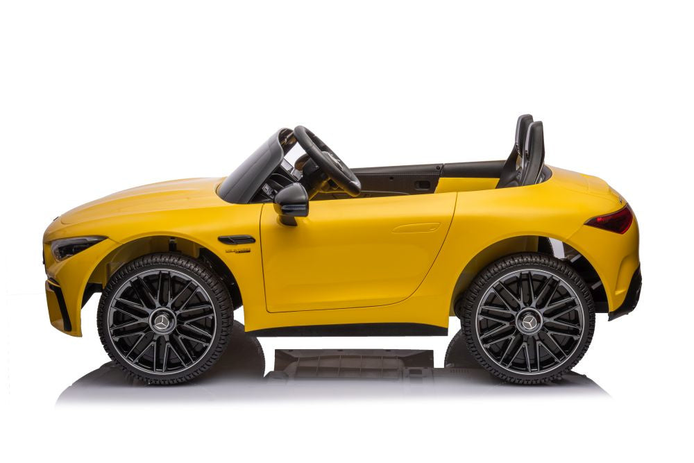 Mercedes AMG SL63 Battery Car, Yellow Painted – view 4