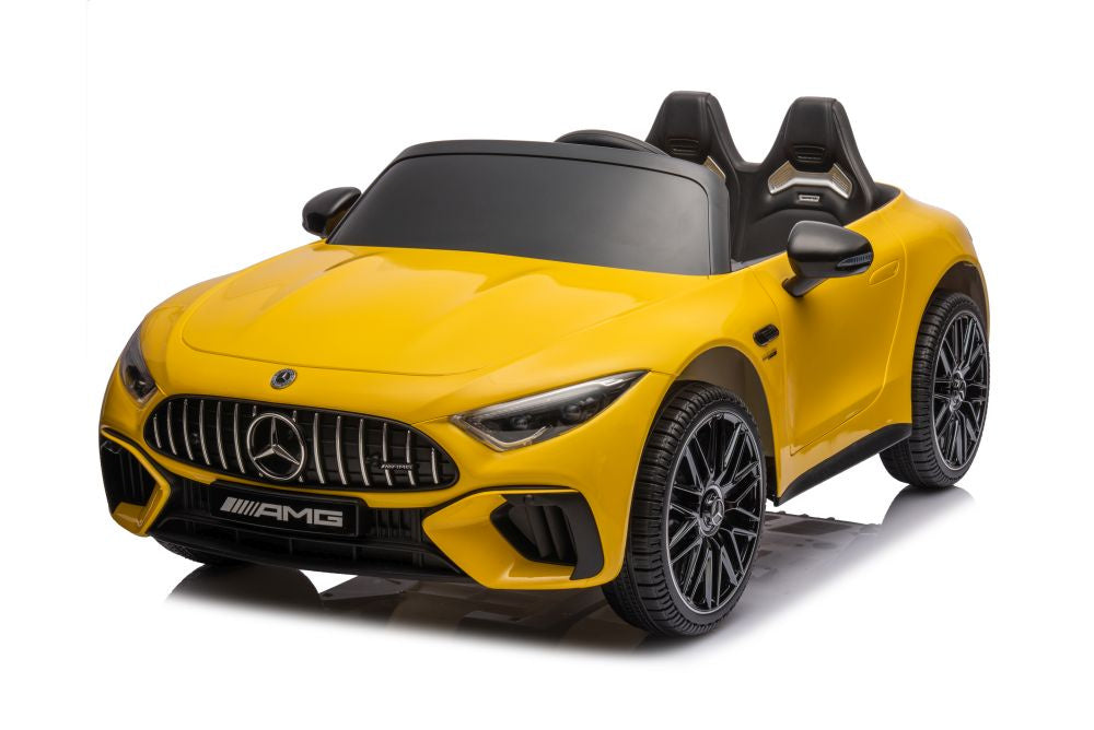Mercedes AMG SL63 Battery Car, Yellow Painted – view 5
