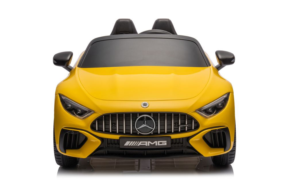 Mercedes AMG SL63 Battery Car, Yellow Painted – view 2