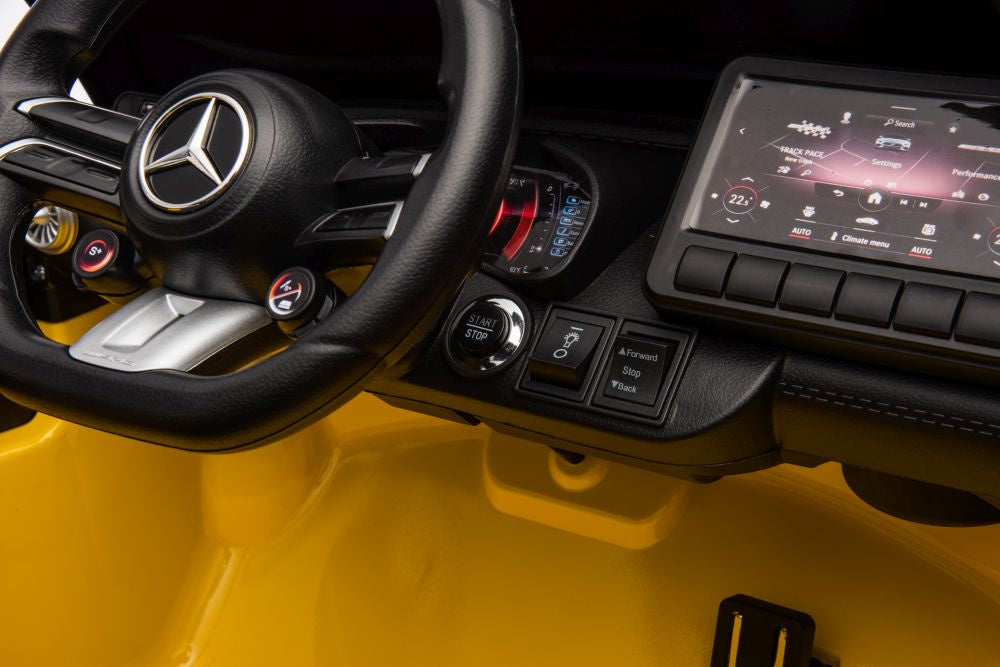 Mercedes AMG SL63 Battery Car, Yellow Painted – view 8