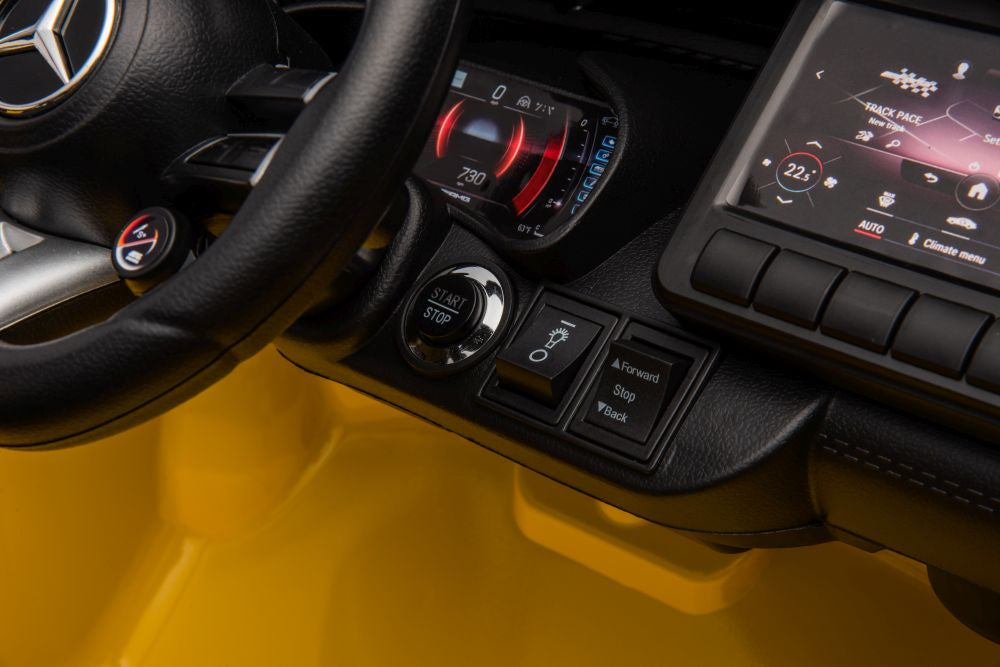 Mercedes AMG SL63 Battery Car, Yellow Painted – view 9