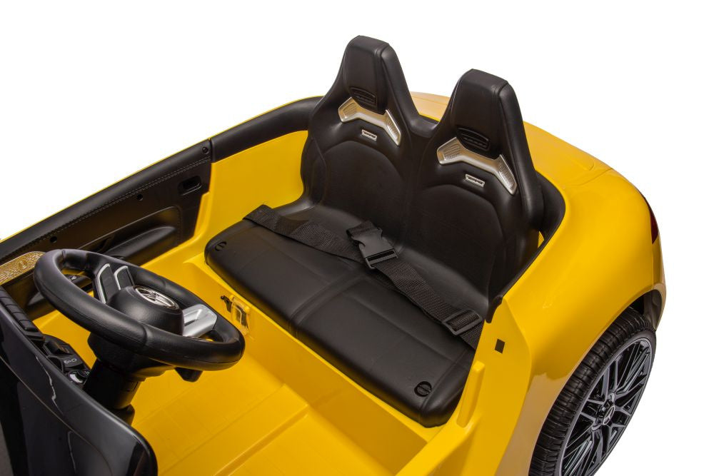 Mercedes AMG SL63 Battery Car, Yellow Painted – view 10