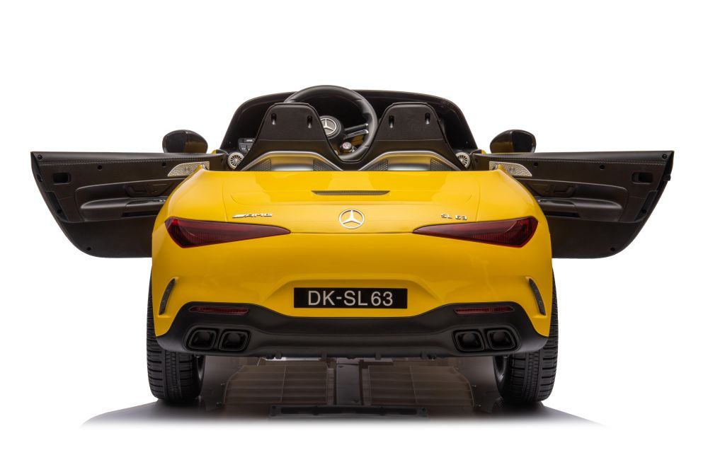 Mercedes AMG SL63 Battery Car, Yellow Painted – view 12