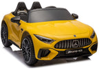 Mercedes AMG SL63 Battery Car, Yellow Painted – Electric Ride-On