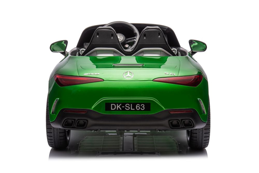 Electric Ride On Car Mercedes AMG SL63 Green Painted – view 3