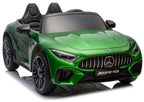 Electric Ride On Car Mercedes AMG SL63 Green Painted – Electric Ride-On