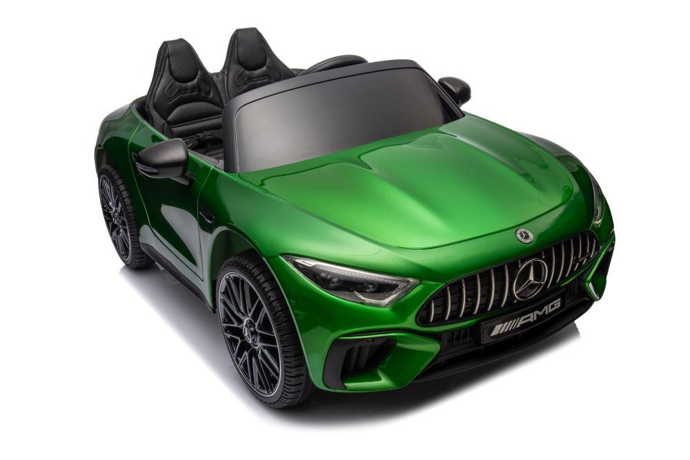 Electric Ride On Car Mercedes AMG SL63 Green Painted – view 8