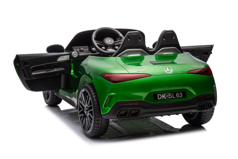 Electric Ride On Car Mercedes AMG SL63 Green Painted – view 10