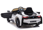 Battery-powered car BMW I8 Coupe White – view 7