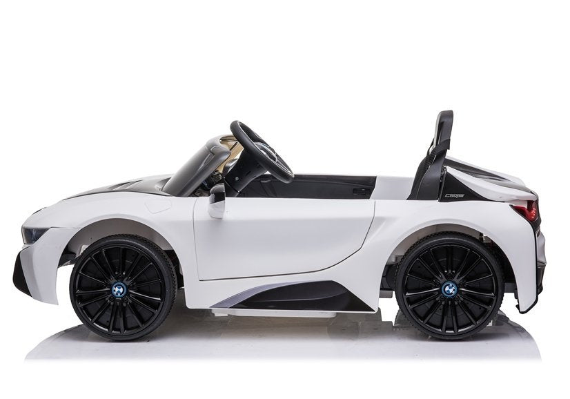 Battery-powered car BMW I8 Coupe White – view 3