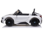 Battery-powered car BMW I8 Coupe White – view 3