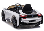Battery-powered car BMW I8 Coupe White – view 5