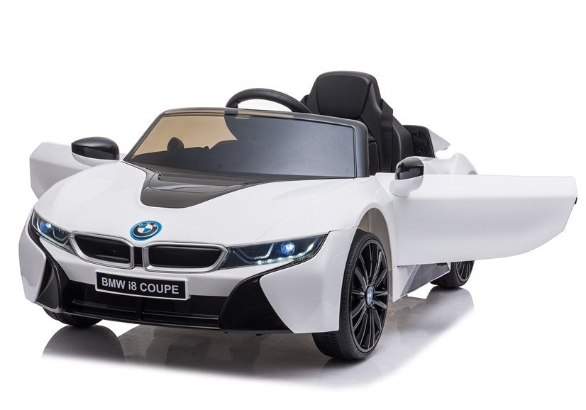 Battery-powered car BMW I8 Coupe White – view 9