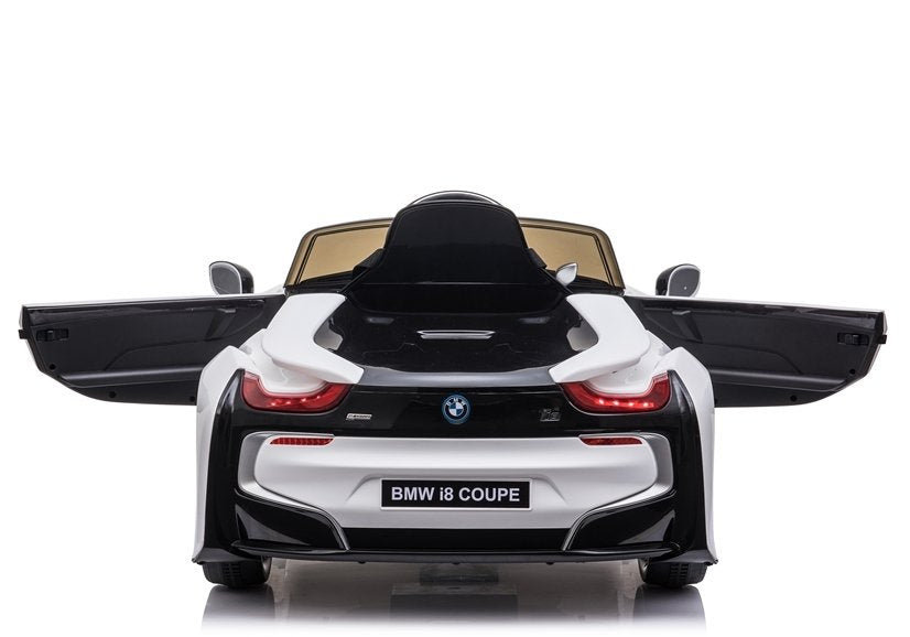 Battery-powered car BMW I8 Coupe White – view 6