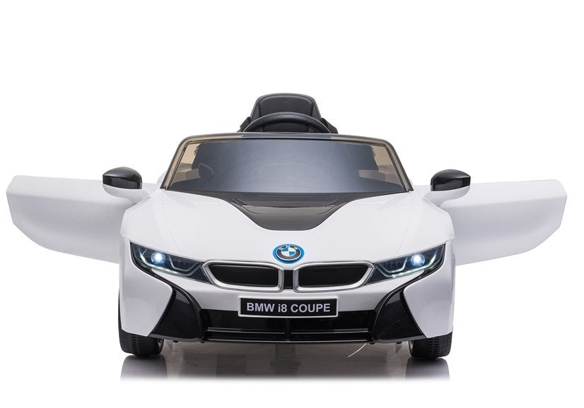 Battery-powered car BMW I8 Coupe White – view 10
