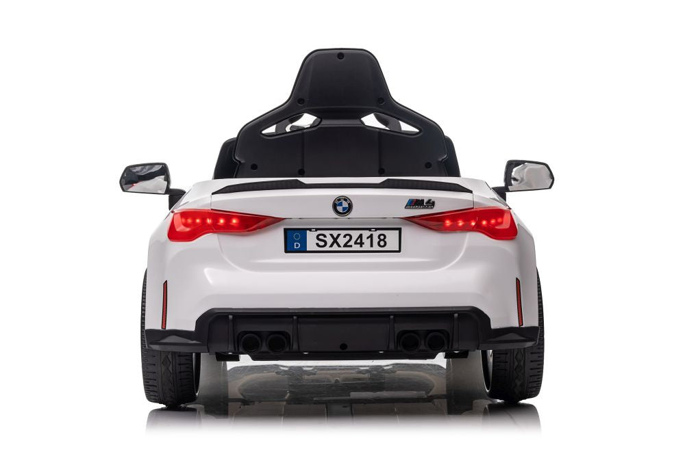 Electric Ride On Car BMW M4 White – view 6