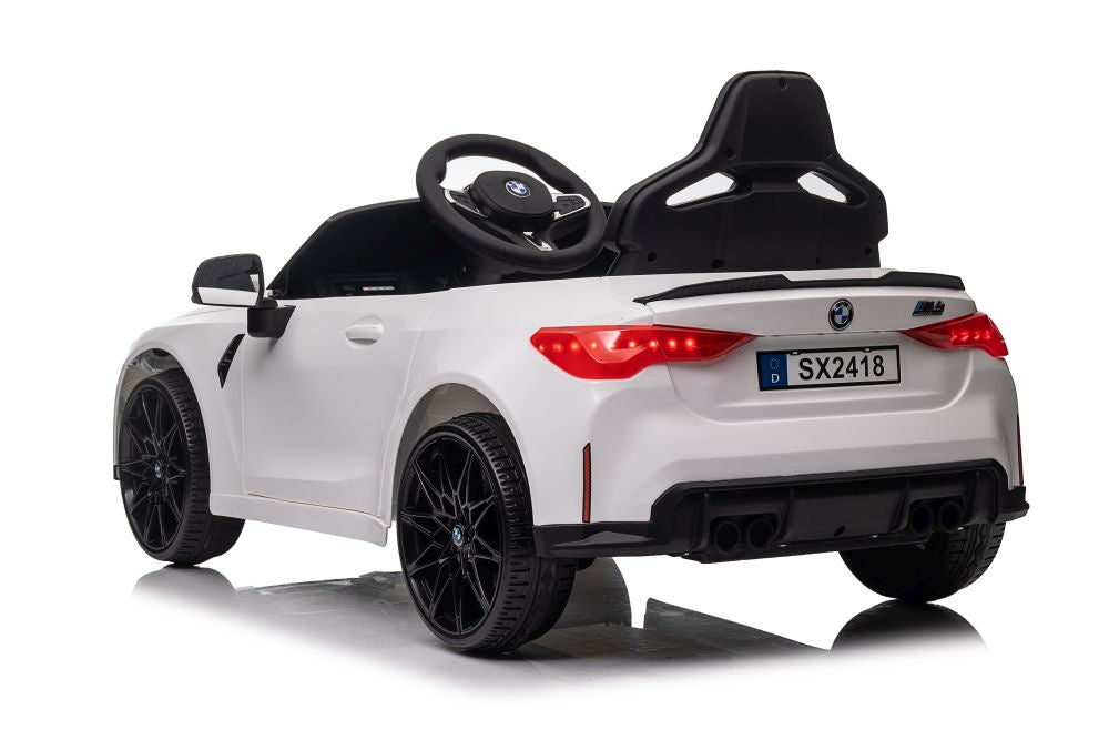 Electric Ride On Car BMW M4 White – view 7