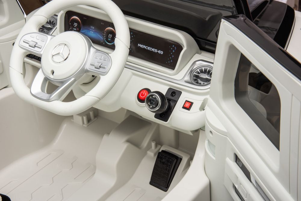 Battery-powered car Mercedes EQG 4x4 White – view 8