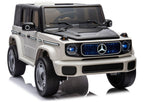 Battery-powered car Mercedes EQG 4x4 White – Electric Ride-On