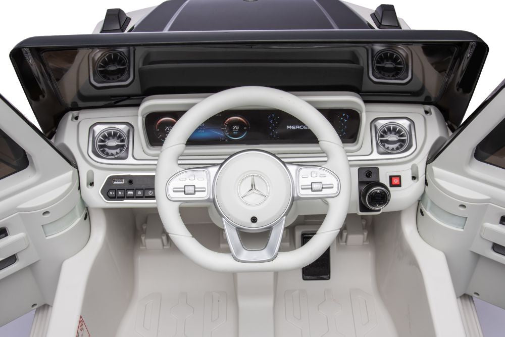 Battery-powered car Mercedes EQG 4x4 White – view 9
