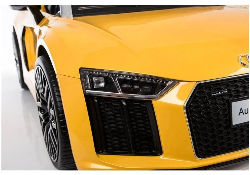 Audi R8 Spyder Yellow - Electric Ride On Car Painted – view 3