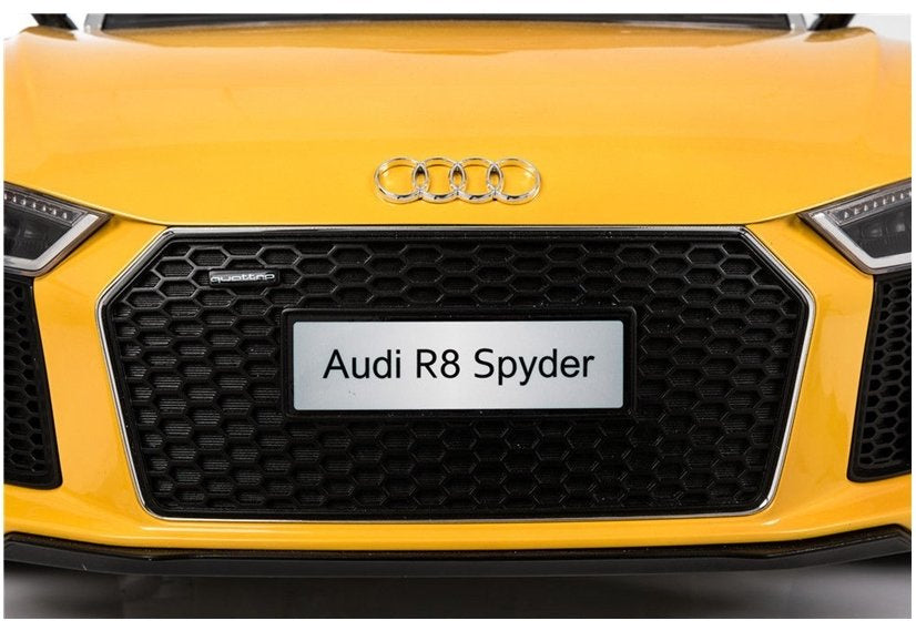 Audi R8 Spyder Yellow - Electric Ride On Car Painted – view 4