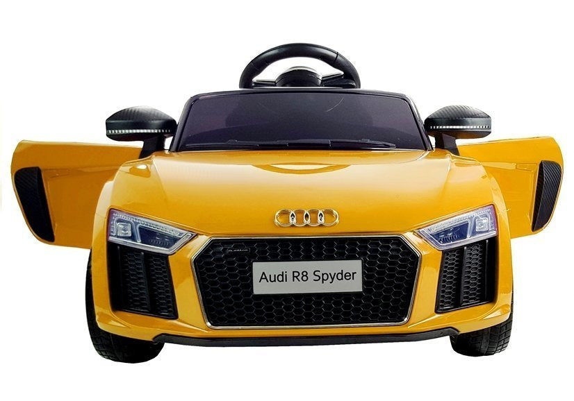 Audi R8 Spyder Yellow - Electric Ride On Car Painted – view 8