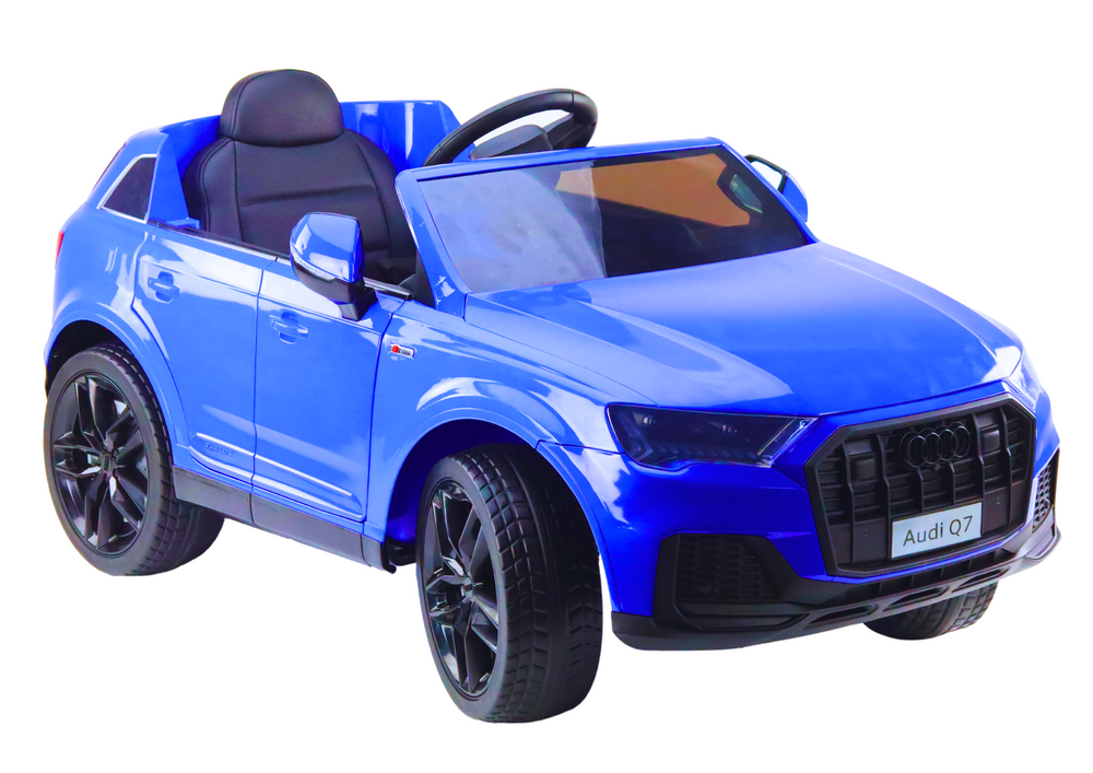 Audi Q7 Blue Painted Battery Car – Electric Ride-On