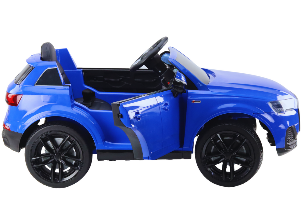 Audi Q7 Blue Painted Battery Car – view 3