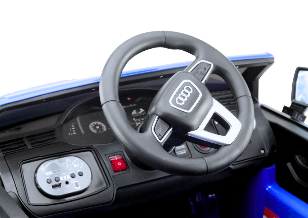 Audi Q7 Blue Painted Battery Car – view 6