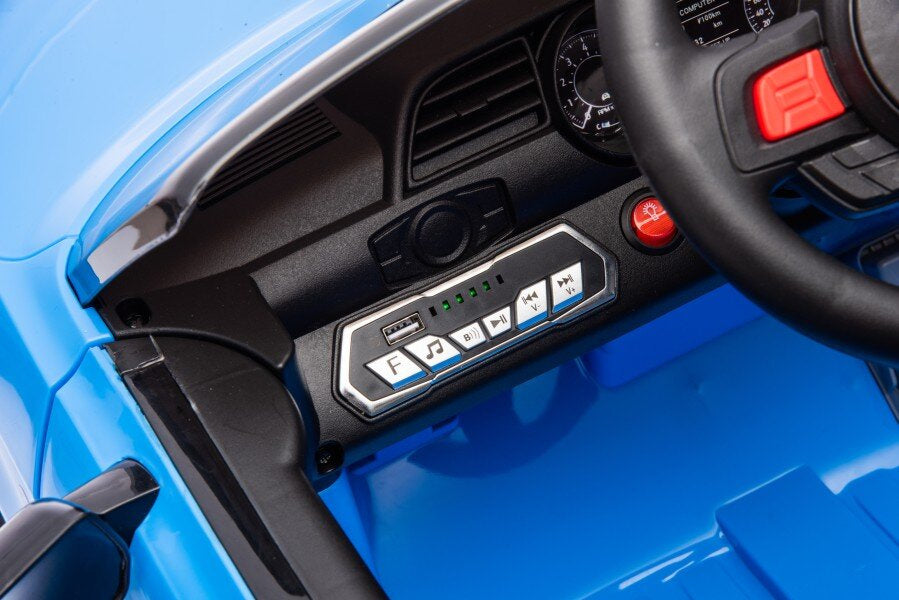 Battery-powered vehicle Ford Mustang GT500 Shelby Blue – view 3