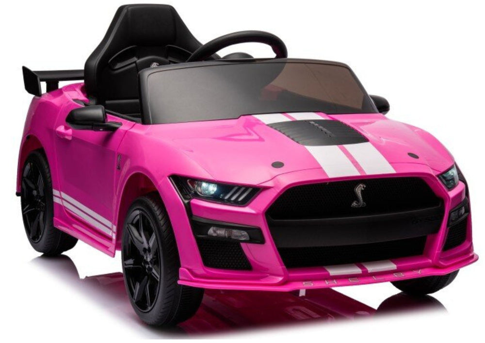 Battery-operated vehicle Ford Mustang GT500 Shelby Pink – Electric Ride-On