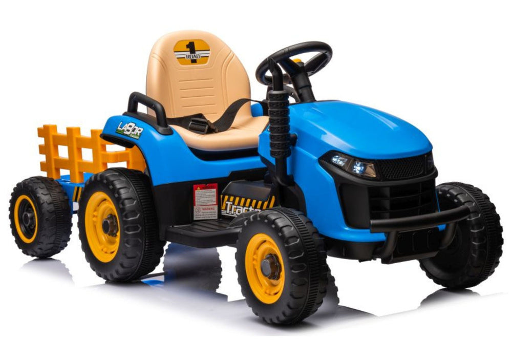 Battery-powered tractor BBH-030 Blue – Electric Ride-On