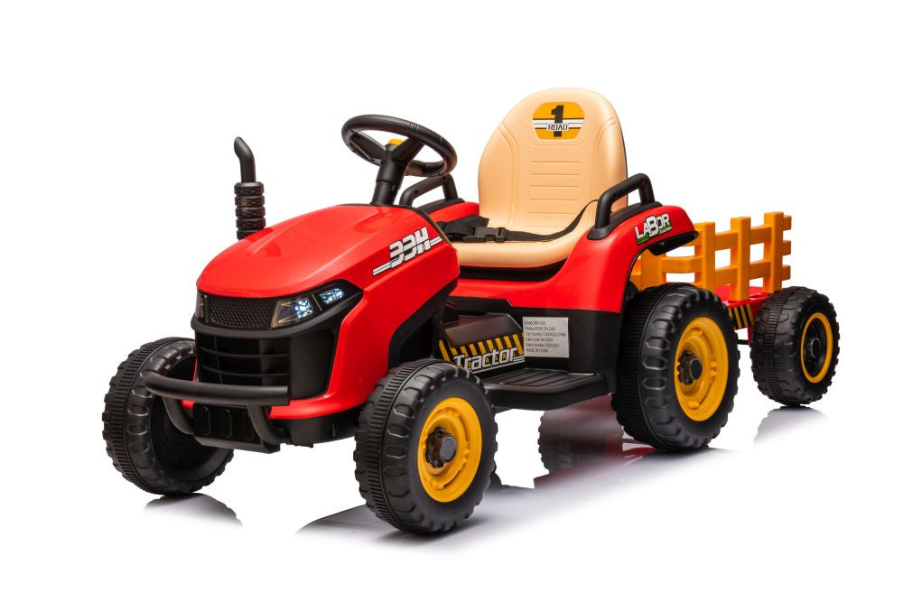 BBH-030 Red Battery Tractor – view 5