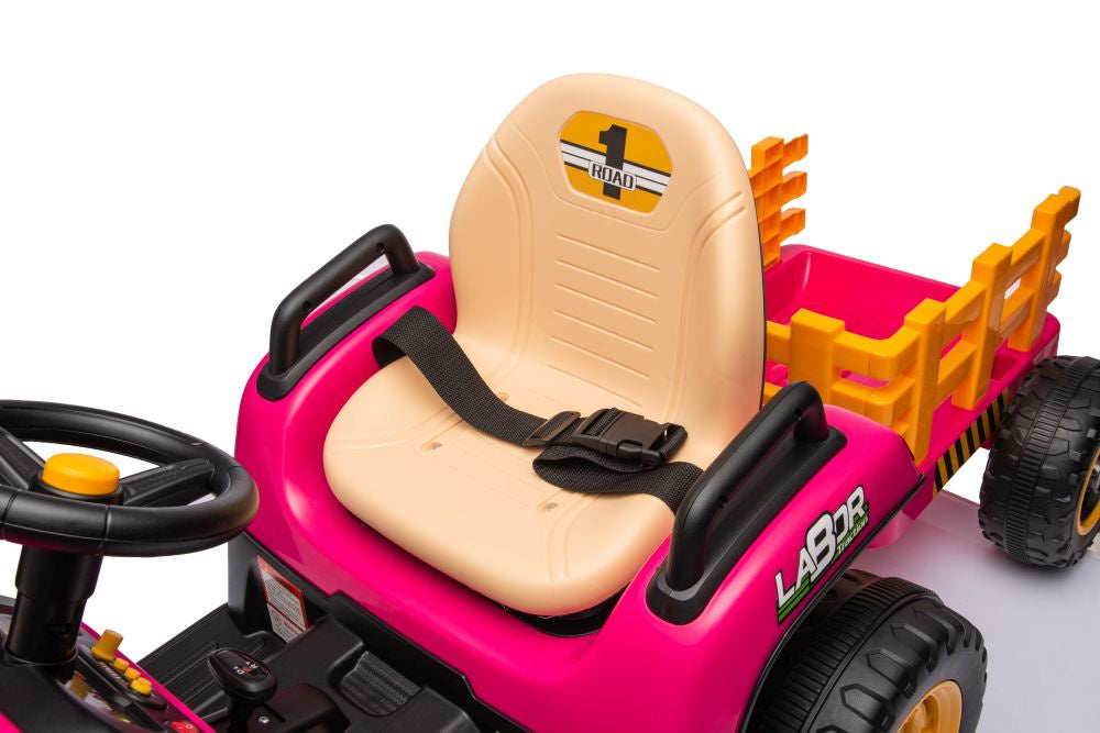 Battery-powered tractor BBH-030 Pink – view 11