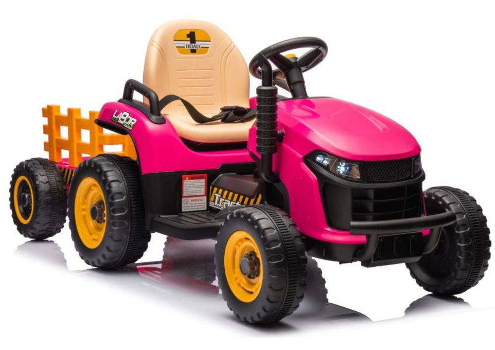 Battery-powered tractor BBH-030 Pink – Electric Ride-On