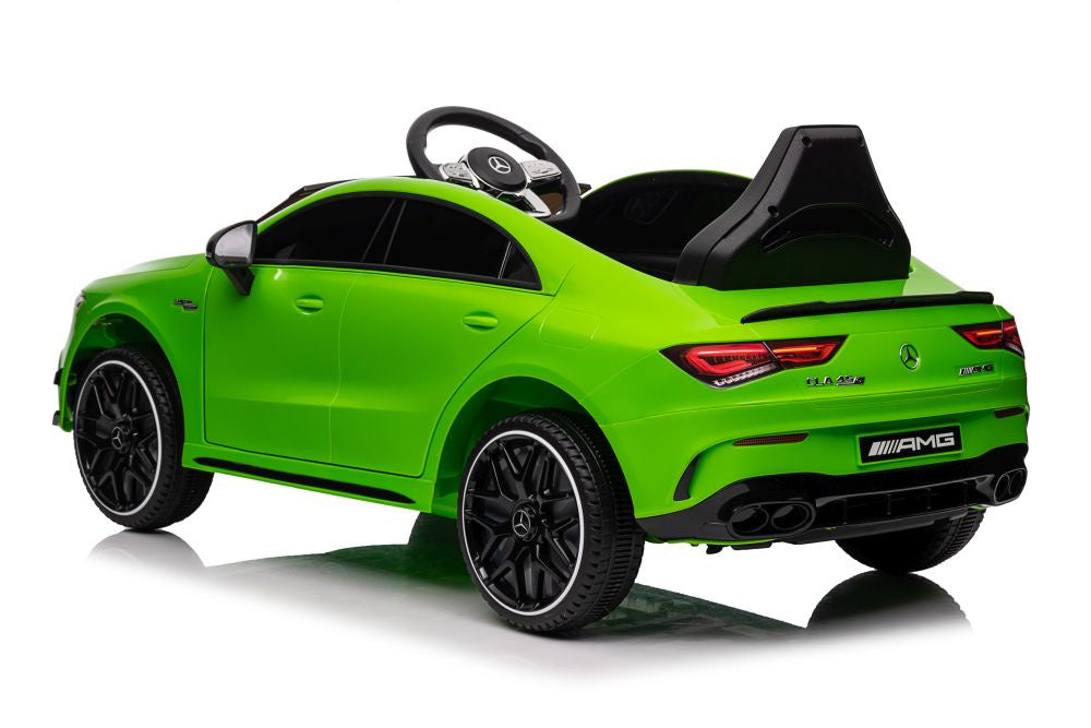 Battery-powered car Mercedes CLA 45s AMG Green 4x4 – view 4
