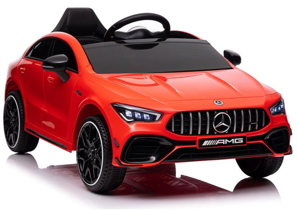 Battery-powered car Mercedes CLA 45s Red AMG 4x4 – Electric Ride-On