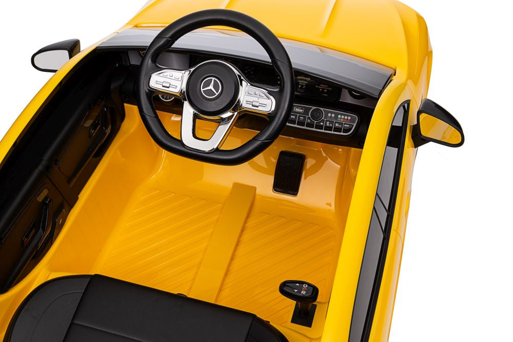 Battery-powered car Mercedes CLA 45s AMG Yellow 4x4 – view 15