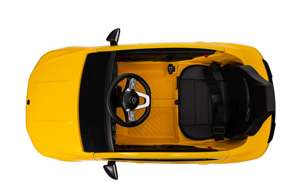 Battery-powered car Mercedes CLA 45s AMG Yellow 4x4 – view 16