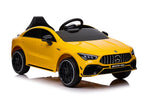 Battery-powered car Mercedes CLA 45s AMG Yellow 4x4 – view 7