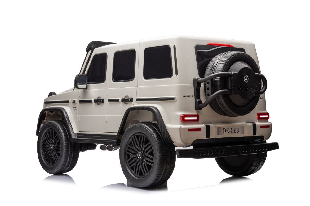Mercedes G63 4X4 XXL 24V14AH Battery Car White – view 14