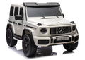 Mercedes G63 4X4 XXL 24V14AH Battery Car White – Electric Ride-On