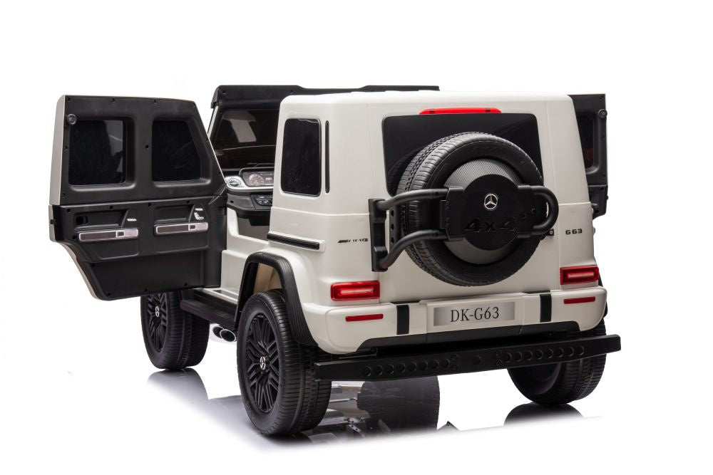 Mercedes G63 4X4 XXL 24V14AH Battery Car White – view 4