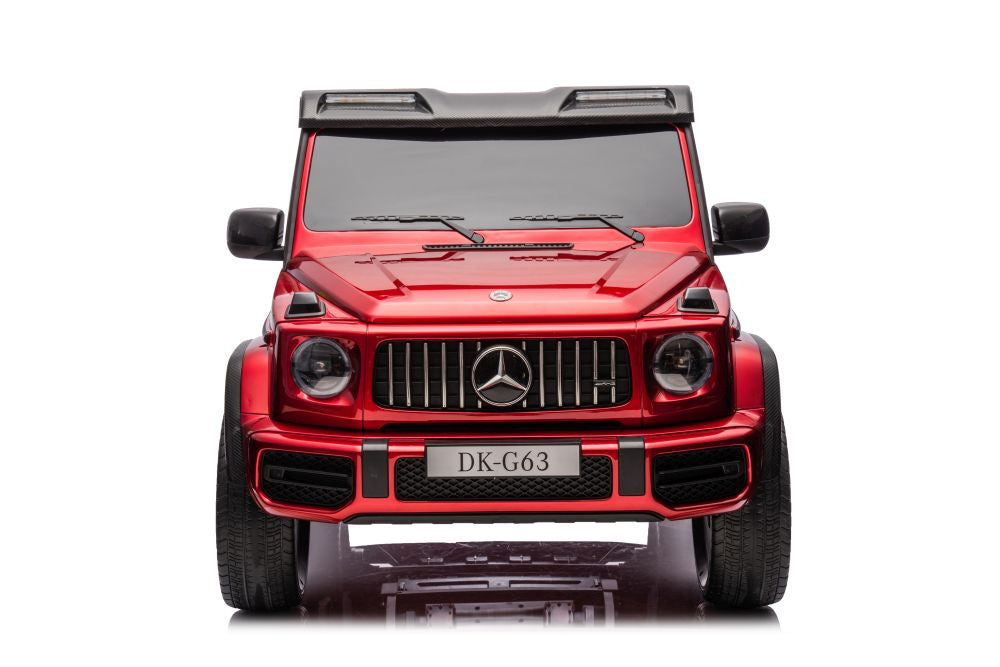 Mercedes G63 4X4 XXL 24V14AH Battery-Powered Car, Red Painted – view 2