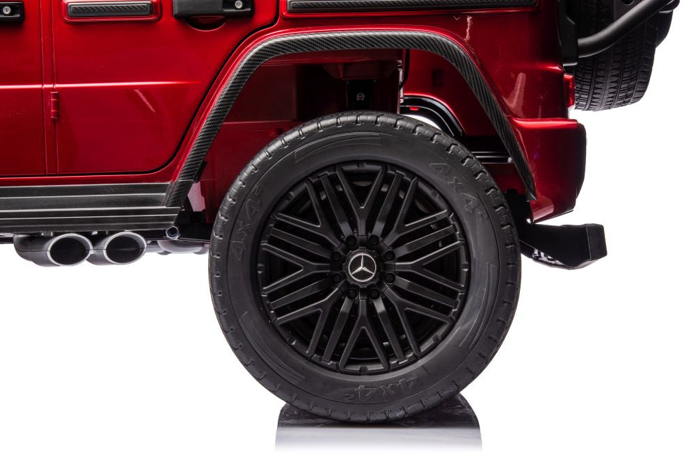 Mercedes G63 4X4 XXL 24V14AH Battery-Powered Car, Red Painted – view 10